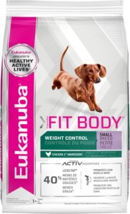 Eukanuba Fit Body Weight Control: Specialized diets for Dachshund vitality