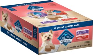 Variety Pack of Blue Buffalo Delights Small Breed Adult Dogs