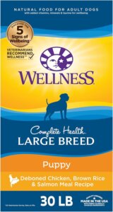 Wellness and Complete Health (Large Breed Puppy)