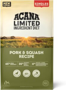 ACANA Singles Best limited ingredient dog foods for allergies