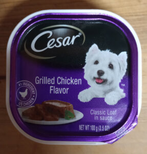 How much Cesar Dog Food to Feed